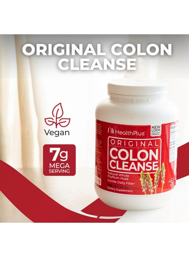 Health Plus Colon Cleanse Digestive Support | All Natural Daily Fiber for Toxin Elimination To Reduce Bloating | Supports Heart Health | 48 Ounces, 194 Servings - Image 3