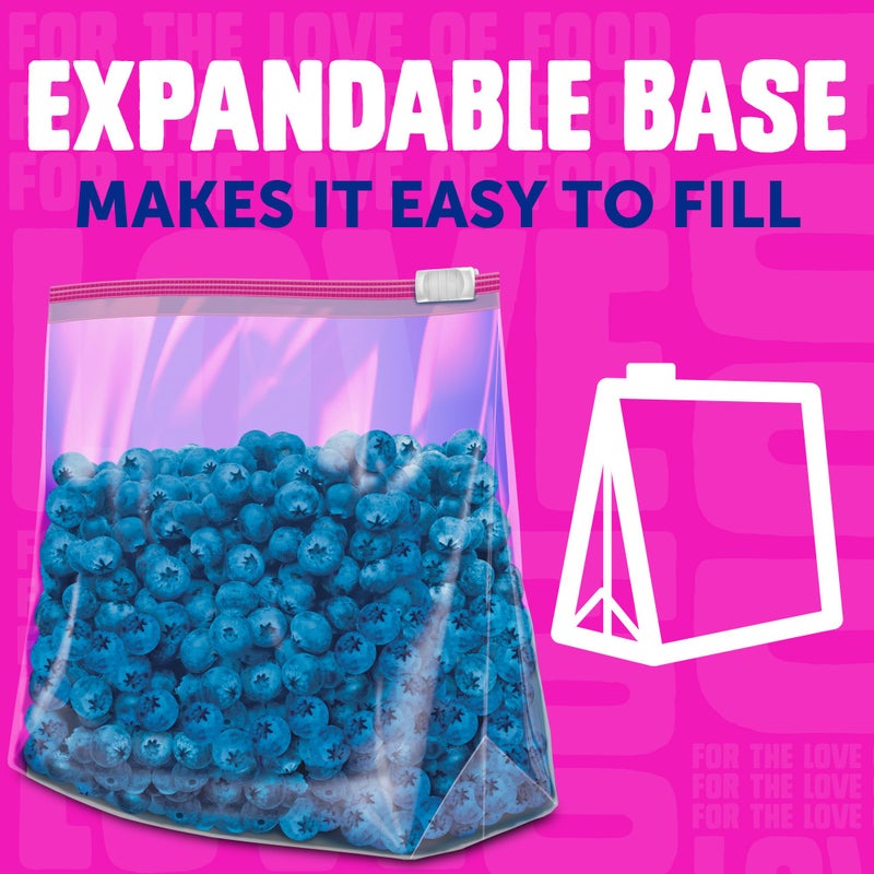 Ziploc Gallon Food Storage Slider Bags, Power Shield Technology for More Durability, 68 Count - Image 5