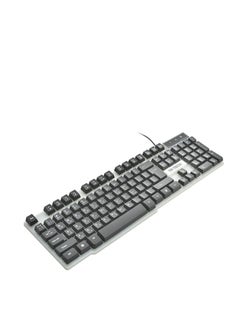 TP-TECH TP-1000 Gaming Keyboard with 7 Rainbow Color LED Lighting and Plastic Gaming Surface - Black and White. - pzsku/Z220EB146258B29511138Z/45/_/1724252841/382d804c-847f-4d25-b4f6-fd1dd9e40cea