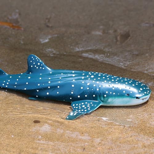 EOIVSH Rubber Whale Shark Toy 114 inch Ocean Animal Whale Shark Figure Soft Sea Creature Figurine for Kids Great for Cake Topper Birthday Gift - Image 5