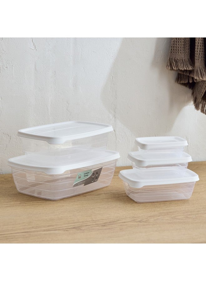 Home Box Spectra 5-Piece Pearl Container Set 1350 ml - Image 2