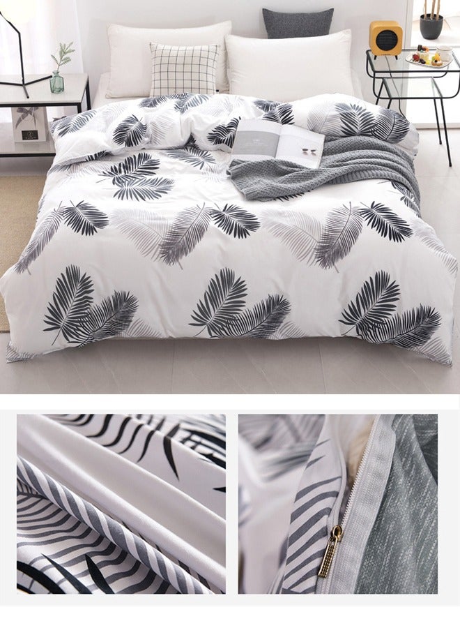 Sharpdo One Piece Luxurious Microfiber Comforter Quilt Cover Microfiber Soft Material Size 220x240cm - Image 3