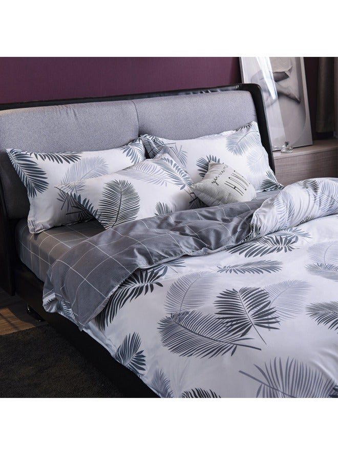 Sharpdo One Piece Luxurious Microfiber Comforter Quilt Cover Microfiber Soft Material Size 220x240cm - Image 5