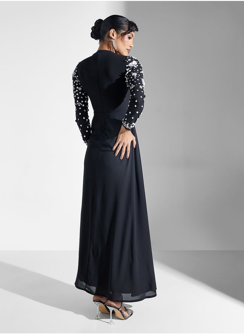 Frock and Frill Embellished Maxi Dress  - Image 2