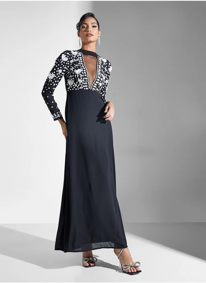 فروك اند فرل Embellished Maxi Dress