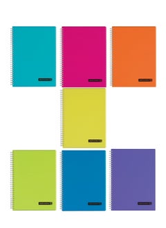 Maruman 7-Piece Septcouleur Notebook A5 Size Multicolour  - Image 1