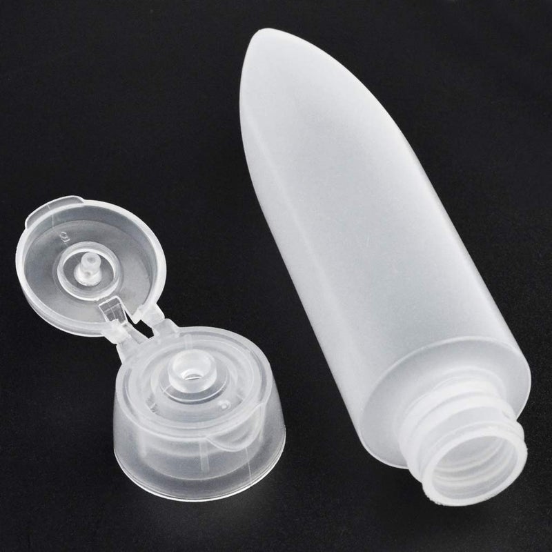 Nydotd 18 Pack Travel Size Plastic Squeeze Bottles for Liquids, 30ml/1Oz TSA Approved Makeup Toiletry Cosmetic Containers, Leak-Proof with Flip Caps, Refillable - Image 3