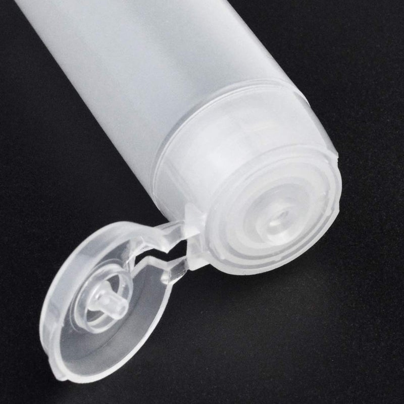 Nydotd 18 Pack Travel Size Plastic Squeeze Bottles for Liquids, 30ml/1Oz TSA Approved Makeup Toiletry Cosmetic Containers, Leak-Proof with Flip Caps, Refillable - Image 4