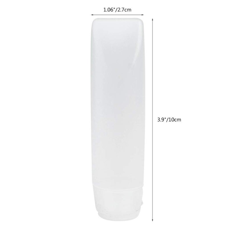 Nydotd 18 Pack Travel Size Plastic Squeeze Bottles for Liquids, 30ml/1Oz TSA Approved Makeup Toiletry Cosmetic Containers, Leak-Proof with Flip Caps, Refillable - Image 2