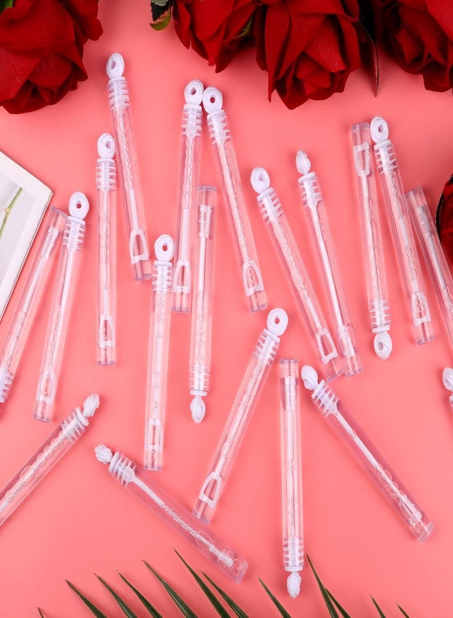 LOAVER 40 Pcs Mini Bubble Wands Bulk for Wedding,White Circle Party Favor Bubble Sticks for Wedding Reception Send Off Birthday Anniversary Celebration Summer Toys Party Supplies - Image 3