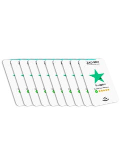 Pack of 10 Zad Rev. Trustpilot Reviews NFC Card from (Zad Surf) allowing you boosting reviews - iOS and Android