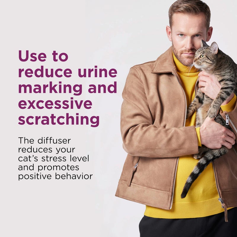 COMFORT ZONE 6 Pack Cat Calming Diffuser Refills; 30-day Refills; Pheromones Help Cat Anxiety - Image 2