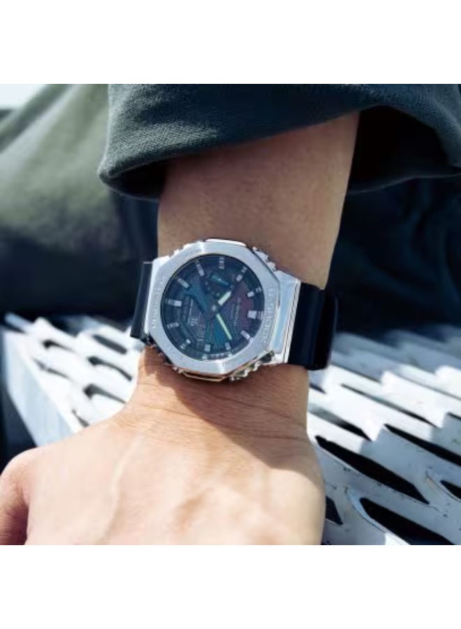 CASIO G_Shock Resin Analog+Digital Wrist Watch GM-2100RW-1ADR - Image 2