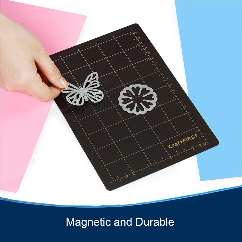 CraftFIRST 6 x 9 Magnetic Shim with Popular Card Size Grids Die Cutting Accessaries 2 Shims - Image 4