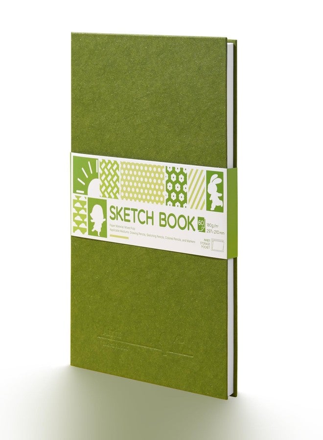 Arrtx A4 Sketchbook, Lay Flat Hardcover Sketch Book(120 Pages) 180GSM/90lb, Acid-Free Art Sketchbook for Artist, Students and Beginners - Image 1