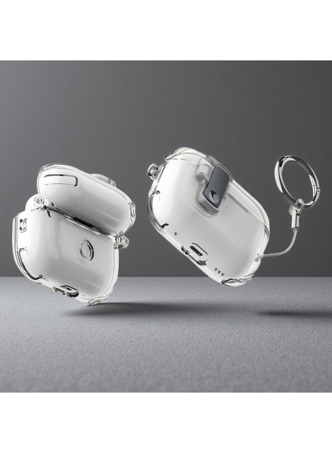 غطاء شفاف يفتح تلقائياً لـ AirPods Pro 1/2 – حماية متينة مع توافق بلوتوث - Image 2