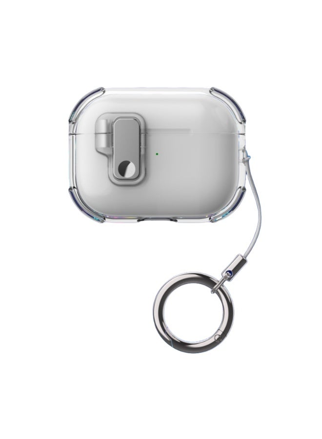 غطاء شفاف يفتح تلقائياً لـ AirPods Pro 1/2 – حماية متينة مع توافق بلوتوث - Image 1