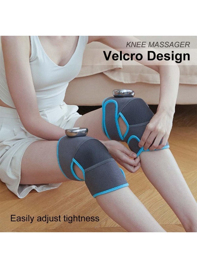 MUNTAQI 3-in-1 Heating Knee Massager – Portable Wireless Hot Compress for Knee, Shoulder & Elbow | Joint Pain Relief with 3 Vibration Levels & 5 Heating Modes | Rechargeable Physiotherapy Wrap - Image 3