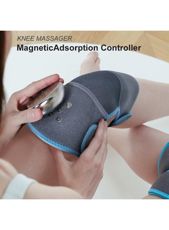 MUNTAQI 3-in-1 Heating Knee Massager – Portable Wireless Hot Compress for Knee, Shoulder & Elbow | Joint Pain Relief with 3 Vibration Levels & 5 Heating Modes | Rechargeable Physiotherapy Wrap - Image 5
