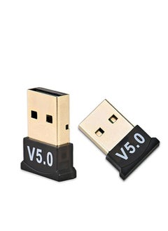 Generic Mini USB Bluetooth 5.0 USB Dongle Adapter, Wireless Bluetooth Transmitter Receiver for Laptop PC Support Windows 10/8/7/XP, Vista, Bluetooth Speaker, Headset, Keyboard, Mouse and More, Plug and Play