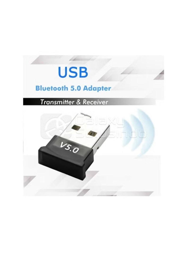 Generic - Generic Mini USB Bluetooth 5.0 USB Dongle Adapter, Wireless Bluetooth Transmitter Receiver for Laptop PC Support Windows 10/8/7/XP, Vista, Bluetooth Speaker, Headset, Keyboard, Mouse and More, Plug and Play - Image 1