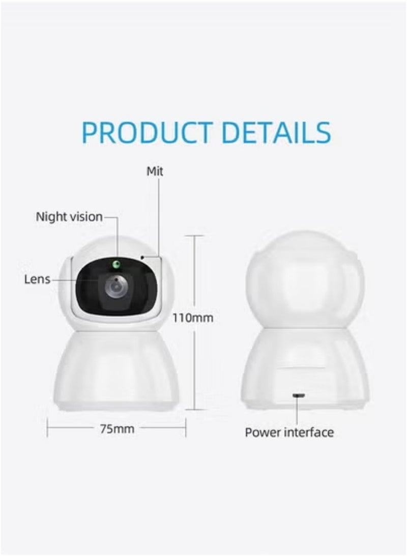 Generic Home Camera 360 Degree WiFi Security Camera Motion Detection Human Detection 2-Way Audio Night Vision - Image 4