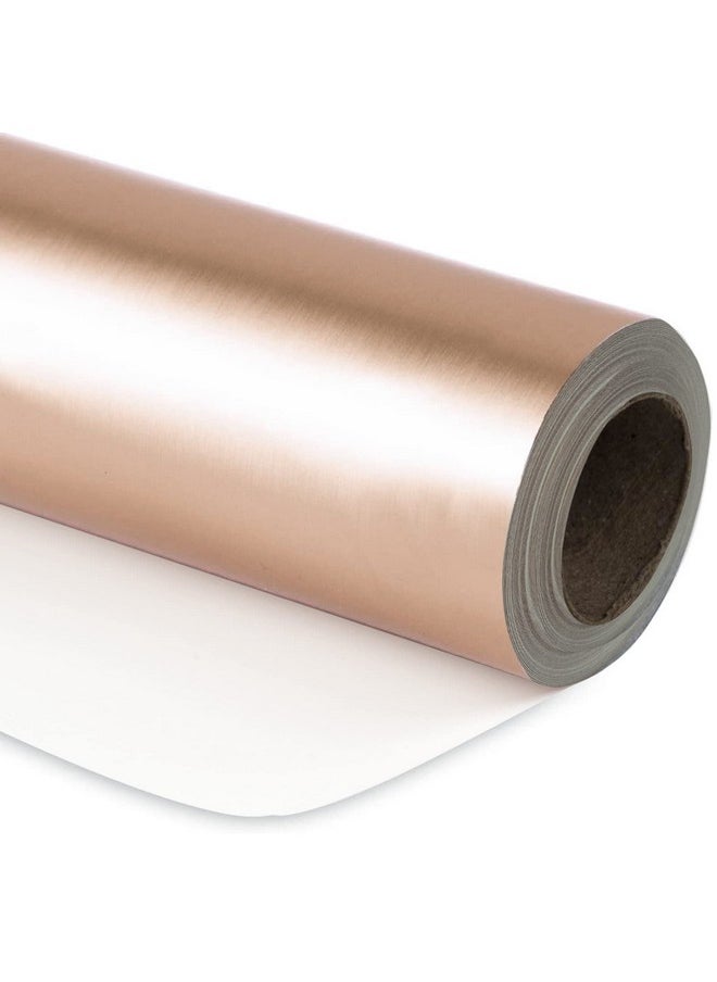 Rose Gold Metallic Wrapping Paper - Solid Color Matte Paper Perfect For Wedding, Birthday, Christmas, Baby Shower - 30 Inches X 100 Feet - pzsku/Z220F908CB08DE27B6368Z/45/_/1733728846/e6bf9dc8-8048-4243-995f-a89fcee19b5e