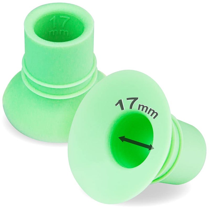 Nenesupply 1st Generation 17mm Flange Insert Compatible with Elvie Flange Pump Parts Elvie Stride Flange Medela Momcozy Spectra Flange Willow Reduce 24mm to 17mm Use as Elvie Inserts Medela Insert