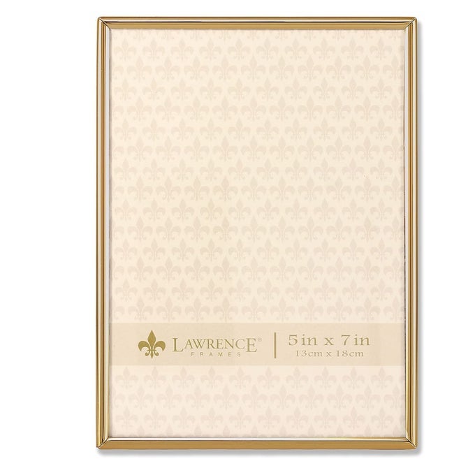 5 W X 7 H SIMPLY GOLD METAL PICTURE FRAME 670057
