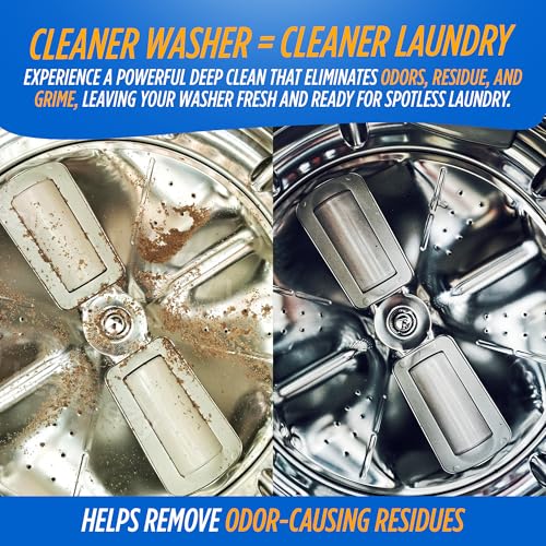 Oh Yuk Washing Machine Cleaner For All Washers (Top Load, Front Load, HE and Non-HE), Natural Citrus Fragrance, Four Cleanings Per Bottle, Septic Safe, 16 Fl Oz - Image 4