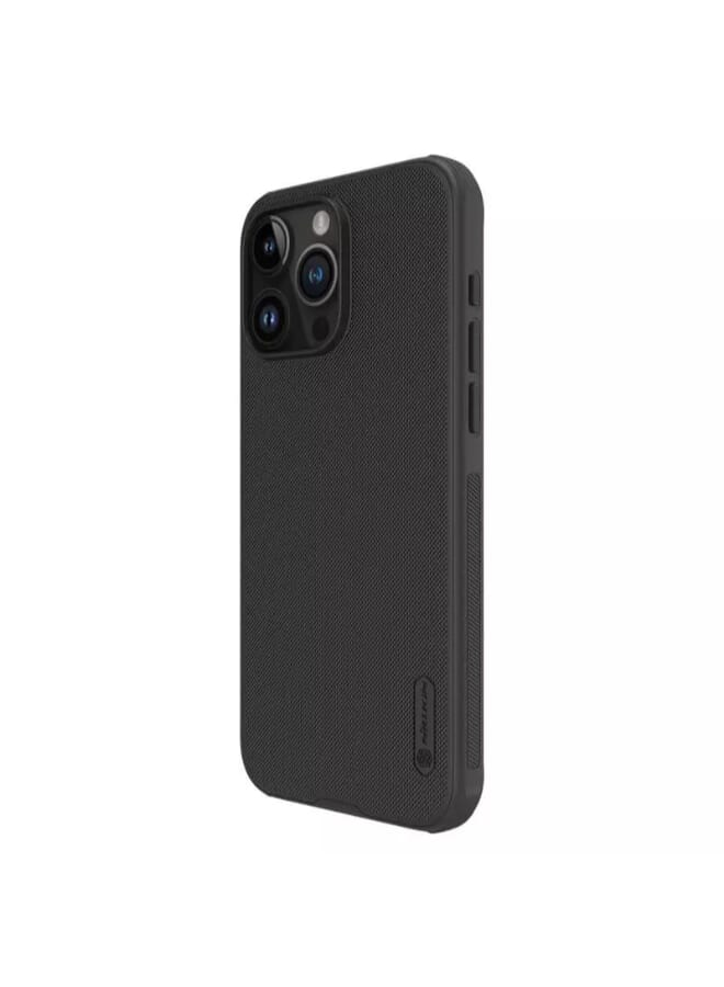 Nillkin Super Frosted Shield Pro Matte Back Cover for Apple iPhone 15 Pro (2023) - Black - Image 3