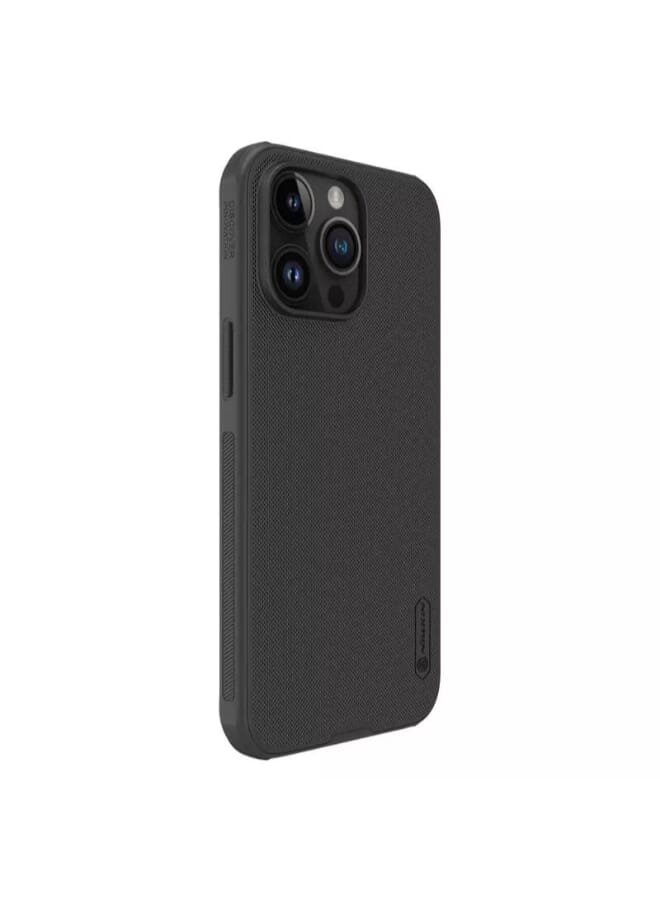 Nillkin Super Frosted Shield Pro Matte Back Cover for Apple iPhone 15 Pro (2023) - Black - Image 2