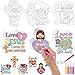 Saysurey 30 Sets Christian Coloring Crafts for Kids Religious Bible Jesus Loves Me Color Your Own DIY Art Craft Ornaments Kit for VBS Bible Sunday School Classroom Drawing Party Supplies - Image 3