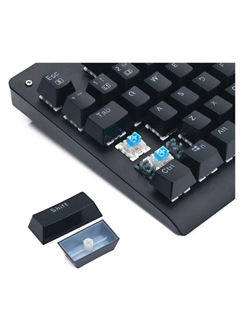 Redragon K568R-BA Gaming Keyboard and Mouse Combo – Mechanical Keyboard with RGB Backlighting, Red Switches, Programmable Gaming Mouse, Ergonomic Design, for PC and Laptop - Image 5