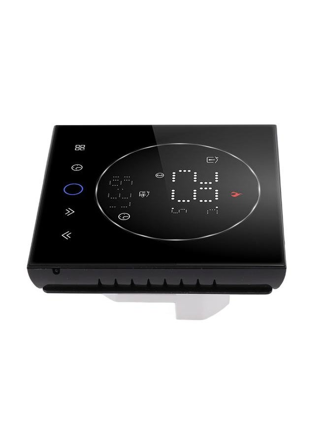Thoraya Smart Thermostat LED Screen Water Heating Control 13mm Recessed Wireless Programmable Thermostat for Home Room Office AC95‑240V Black  - Image 4