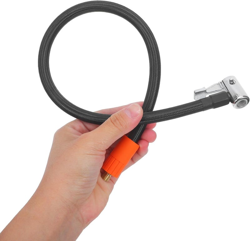 Homoyoyo 8v1 Threaded Air Pump Inflator Extension Hose 19.7" Metal Tube Universal Compatibility Leakproof Design Hand Pump - Image 4