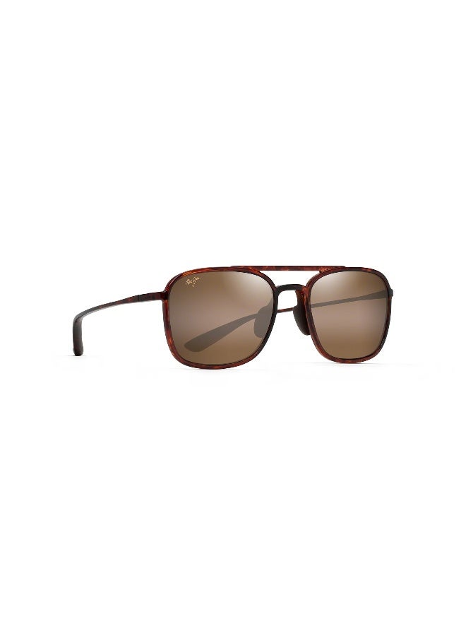 MAUI JIM Keokea H447 10 Men's Full Rim Aviator Polarized Sunglasses - Image 1
