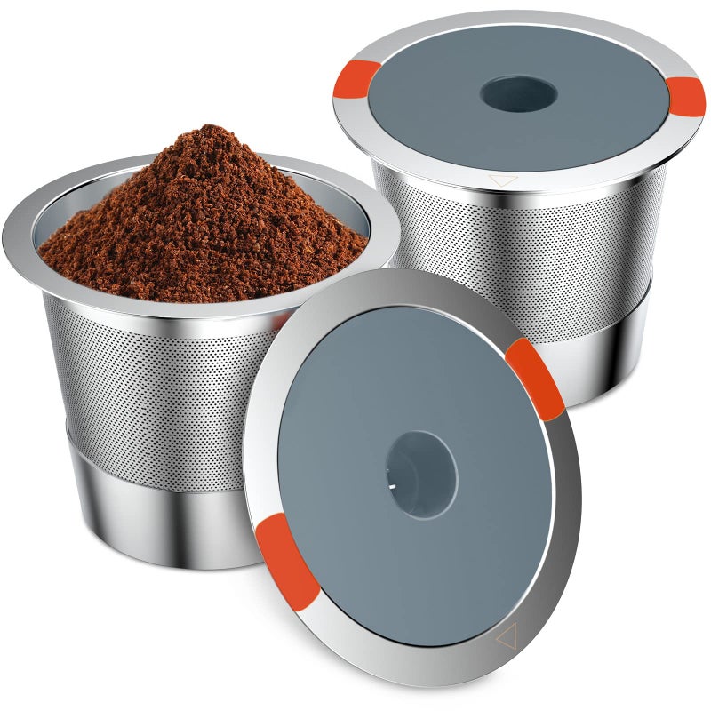 modsden Reusable Stainless Steel Coffee Filters for Keurig 1.0 & 2.0 Brewers - BPA-Free Reusable K-Cup Pods (2 Pack) - Image 1