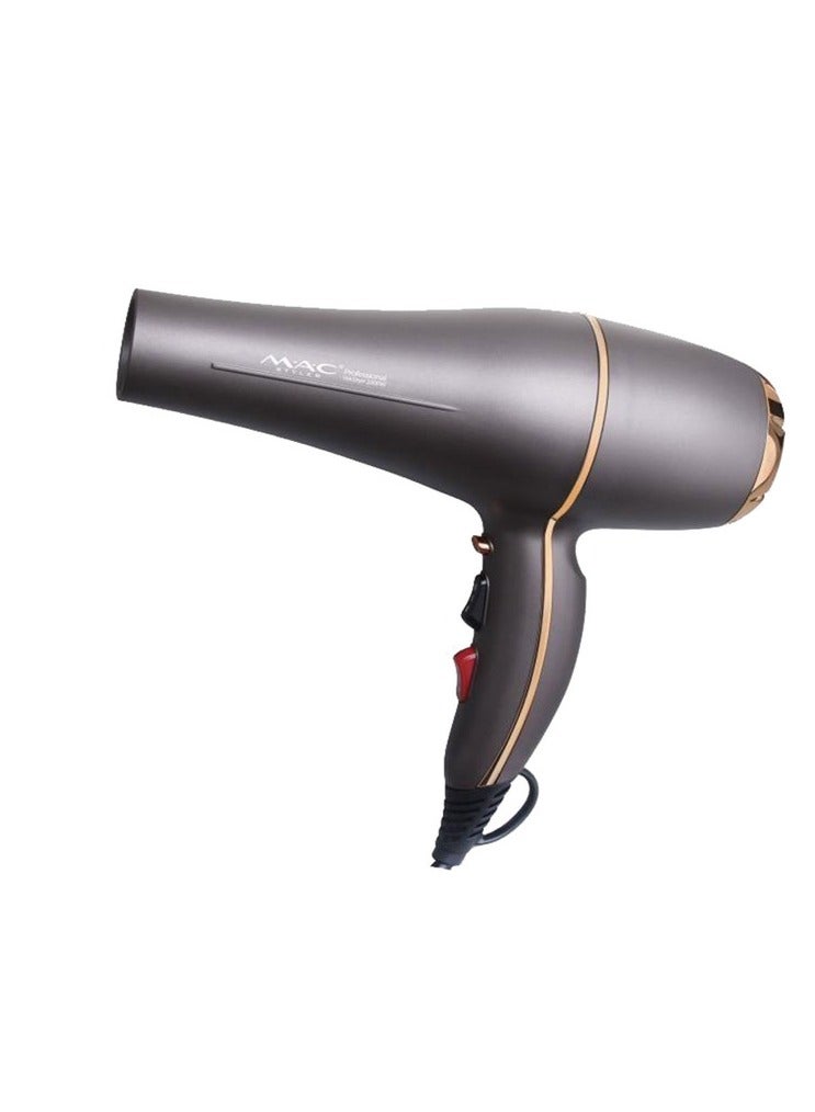 Mac Styler Mac Tyler 2200W Professional Hair Dryer – High-Power, Frizz-Free Styling with Adjustable Heat & Speed Settings - Image 2