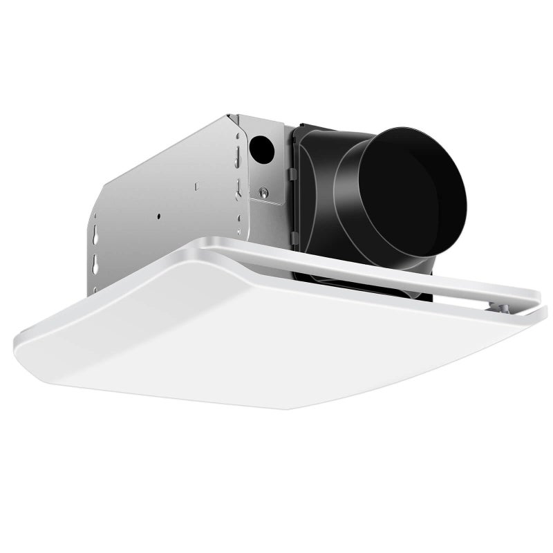 JOEAONZ Bathroom Exhaust Fan Ceiling Mount 110CFM, Quiet Ventilation Fan 1.5 Sones with Hidden Grille Cover & Metal Motor, 4-inch Duct Household Extractor, Ideal for Bathroom Remodeling (White) - Image 1
