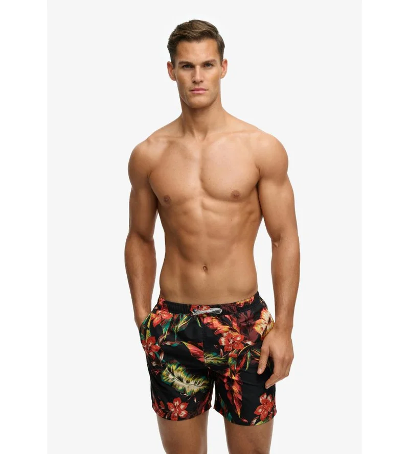 سوبر دراي Hawaiian Print 16-inch Swim Shorts