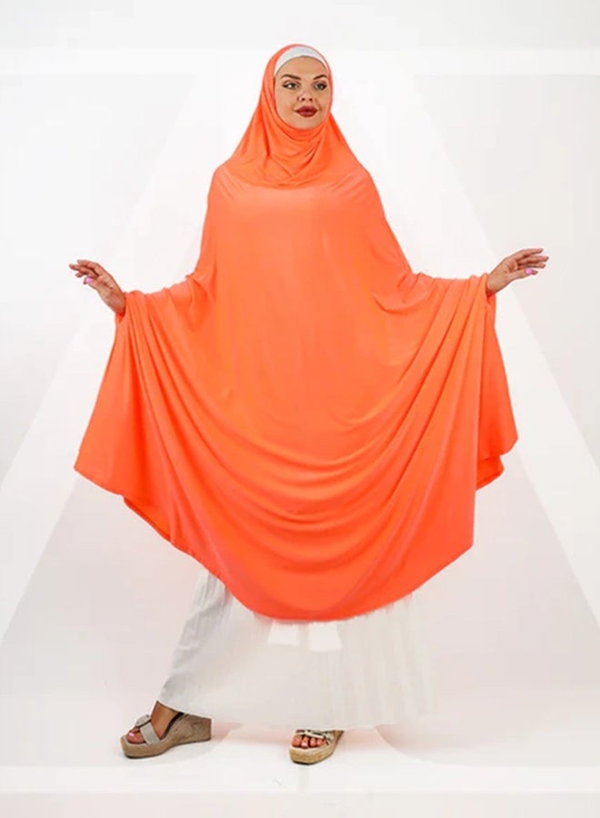 Zmurud Jersey Khimar - plain - Image 3