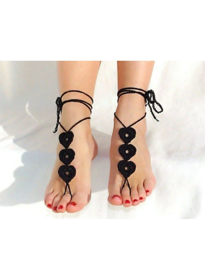 Women's crochet anklet 