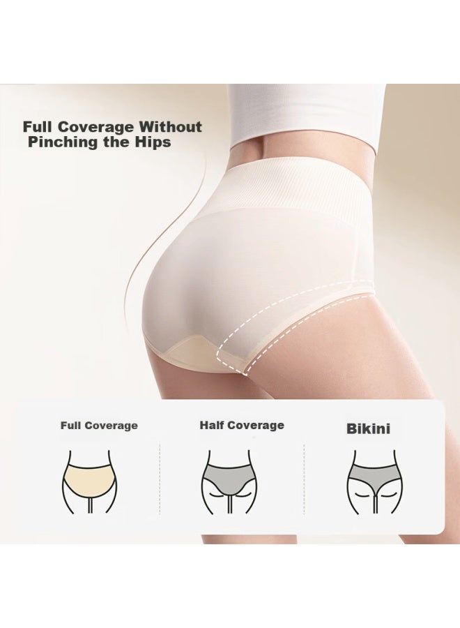 Jindu Pure Cotton Women's Underwear Festival Gift 10a Antibacterial Mid-high Waist Tummy Control Extended Crotch Medical Grade Class A Xinjiang Cotton Girls - Image 4