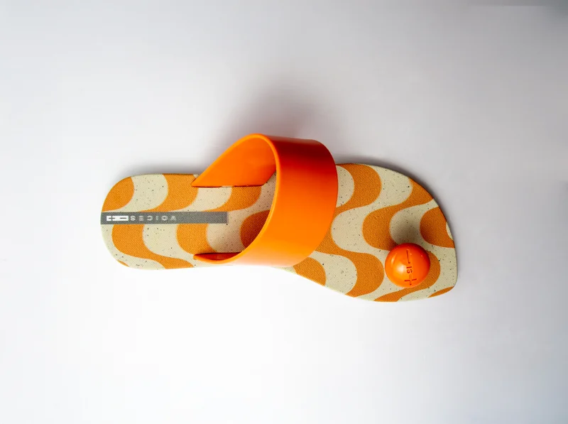 Voices Voices Women'S Flip Flops, Look Copacabana - 005.00011, Color - Orange