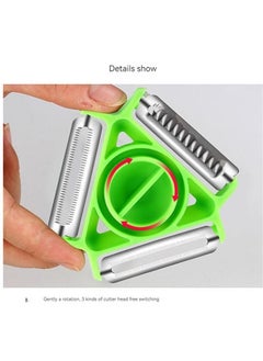 Generic 3In1 Multifunction Kitchen Tools Fruit and Vegetable Peeler Vegetable Shredding  - Image 2