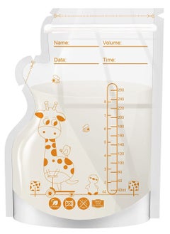 8.5 OZ Breast Milk Storage Bags - 30 Pack, Double Zip Lock, Self-Standing, Pre-Sterilized Containers for Safe Milk Storage, Space-Saving Flat Design. - pzsku/Z2210080F24B44542FE85Z/45/_/1722308272/dd3d2c55-c532-489f-ba87-00d8badf1996