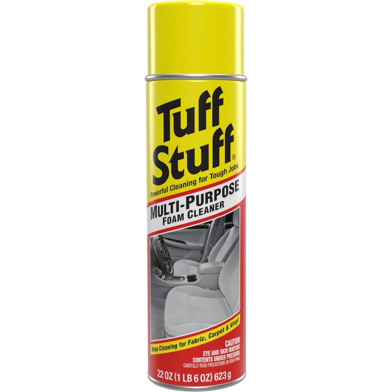 Tuff Stuff Multi-Purpose Foam Cleaner, Use on Car Interior, Furniture, Carpet, 22 Oz Each - Image 1