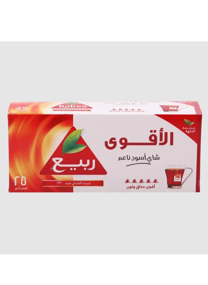 شاي ربيع الربيع الاقوى شاى فتلة اسود ناعم -  25  فتلة  - Image 2