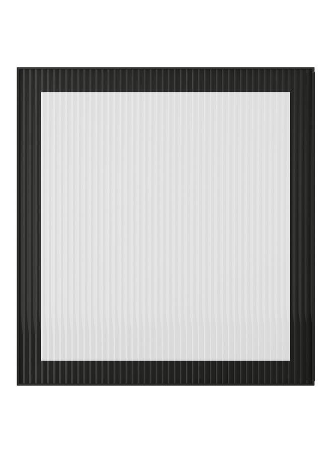 زبون باب زجاجي، لون أنثراسايت/زجاج مقصوص، 60×64 سم - Image 1